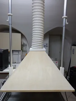 Extractor hood for laser cutter (Cappa aspirante per taglierina laser)