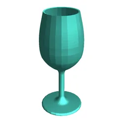 Gratis Home Decorations & Ornaments STL indir - Wijnglas BBN - Biju Thomas