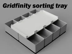 Gridfinity easy sorting tray