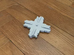 Lego Monorail Track Crossing Diagonal 90°