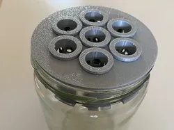Multiplicador de plantas para tarros de mermelada (80mm de diámetro) - Modelo de impresión 3D gratuito