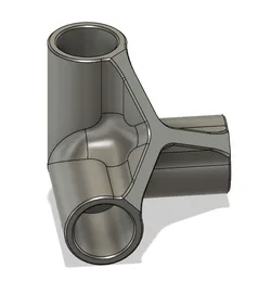 Reinforced corner connection for pipes