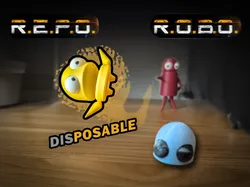 REPO ROBOT CROUCHED - posable and disposable