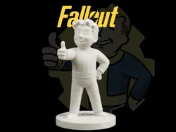 Vault Boy – Figurita Mascota Inspirada en Fallout - Modelo de impresión 3D gratuito
