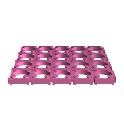 مجاني Tools & Spare Parts STL تنزيل - 18650 5x4 battery dell holder modular - Mr.Aprlia
