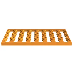 مجاني Tools & Spare Parts STL تنزيل - 18650 8x3 battery dell holder - Mr.Aprlia
