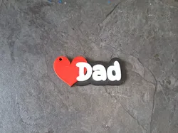 3D printer bestanden | 3MF | Heart Dad Keychain