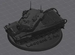 3D printer bestanden | 3MF | Tank Leopard