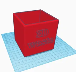 3D waste/trash bin