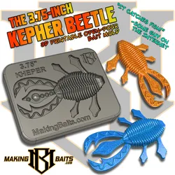 Board Games & Card Games STL تنزيل - The 3.75-inch Kepher Beetle Open Pour Bait Mold By MakingBai - The Makers Workbench