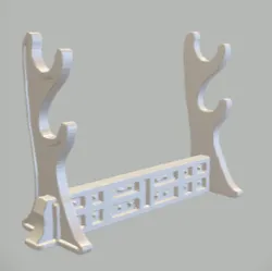 Decorative pencil display stand.