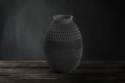 Decorative Vase with Complex Geometry