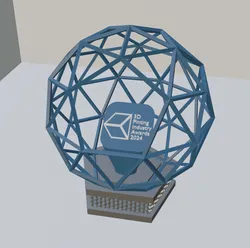 Dome trophy for 2024 trophy design contest