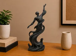 Fișiere pentru imprimante 3D | Fișier 3MF | Abstract Human Flow Sculpture - Rising Man