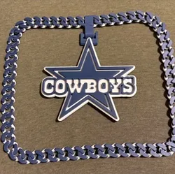 Free Jewelry & Accessories STL Download - Cowboys one print chainby STL LAB