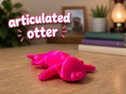 Gratis Other STL indir - Articulated Otter - 3Diana