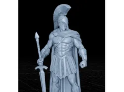 gratuită de Characters & Creatures STL Descărcare - Spartaner in Rüßtung - 3D-Druck Graz
