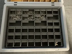 Gridfinity base + boxes for aidB Eurobox 400x300 x 120&75mm