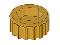 Knob for M4 Hex Head Screws