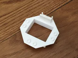 Lego Hinge Window Frame 1 x 4 x 3 with Octagonal Panel - QPart needed for Seatron Monorail