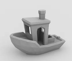 Low poly benchy