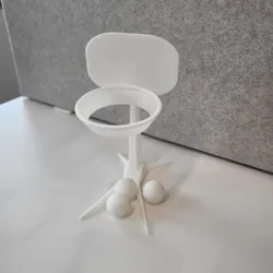 Mini desktop basketball hoop