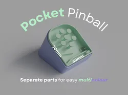 Mini Pocket Pinball - Quick-Print, Optional Desktop Attachment