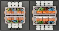 Multiconfiguration WAGO Junction box FREE