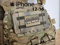Phone molle case holder (Iphone 12-16) NO SCREWS NO SUPPORTS
