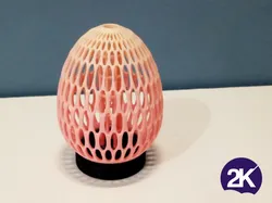 Pillar Egg, funny decoration, no supports needed, easy to print
