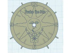 Praise the Sun Clock Face