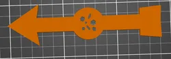 Rotating Arrow (Requires Bearing)