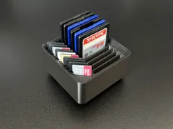 SD / MicroSD Card holder Gridfinity tray (1x1x3)
