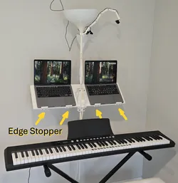 Shelf Edge Stopper for Macbook