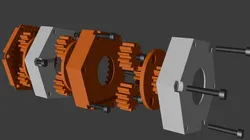 STACKABLE 3D-PRINTED GEARBOX