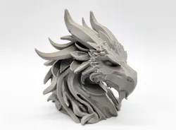 Stone Dragon Head