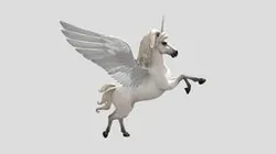 Unicorn horse 3d