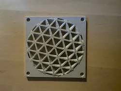 80mm fan cover - 30 degree twist