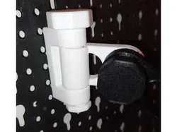 Articulated lamp base for Lidl Powerfix/Parkside pegboard