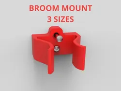 Broom Mount / Holder 3 Sizes