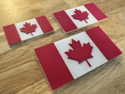 Canadian Flag (Canada) - Fridge Magnet (Hot-Swap, Multi-Color) | Decoration For Whiteboard, Refrigerator, Locker, Cabinet | Home & Kitchen Essential, Classroom Office Supplies |