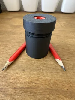 Container for Carpenter/Oval Pencil Sharpener