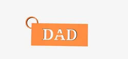 dad keychain