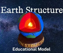 Earth Layers Globe with Stand