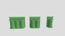 Food court container HALF