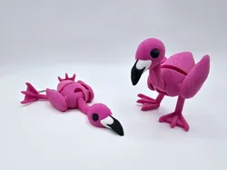 Funky Flamingo - Flexi Pocket Pets