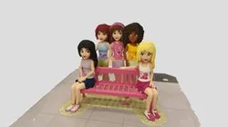 Lego Friends 3D photogrammetry