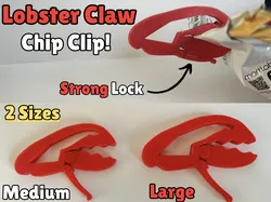 Lobster Claw Chip Clip *2 sizes*