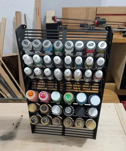 Modular Vertical Paint Rack