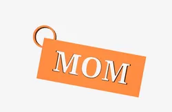 mom keychain